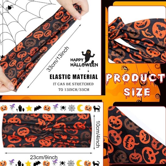 21 Pcs Fall Holiday Headbands for Women Thanksgiving Halloween Christmas main image 5